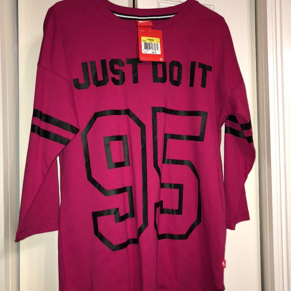 Pink Nike shirt